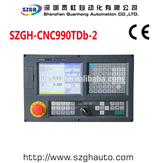 high-precision 2 Axis CNC lathe Controller with DSP+PLC controller