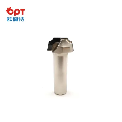 PCD flush trim micro router bit groove cutter
