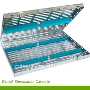 Dental sterilization cassette surgical instruments