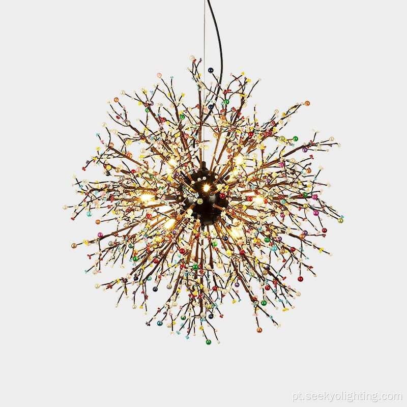 Minchas coloridas Chandelier American Design for Living Room