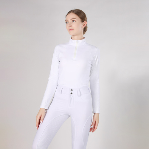 Durable Silicone Stretchy Equestrian Jodhpur Breeches White