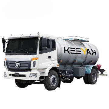FOTON AUMAN 4x2 Euro 3 10000L Stainless Steel Water Tank Truck for Sale