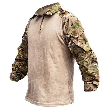 Combat Shirt Elbow Pads Tactical Jersey Outdoor Sports