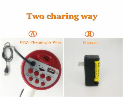 20w lithium battery handheld megaphone recorder megaphone