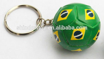 2014 promotion cheap football keychain
