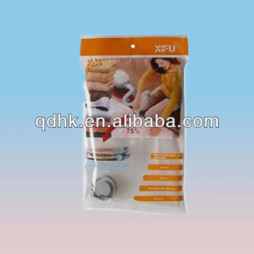 Flower fragrance vacuum compressed bag for cloth packing