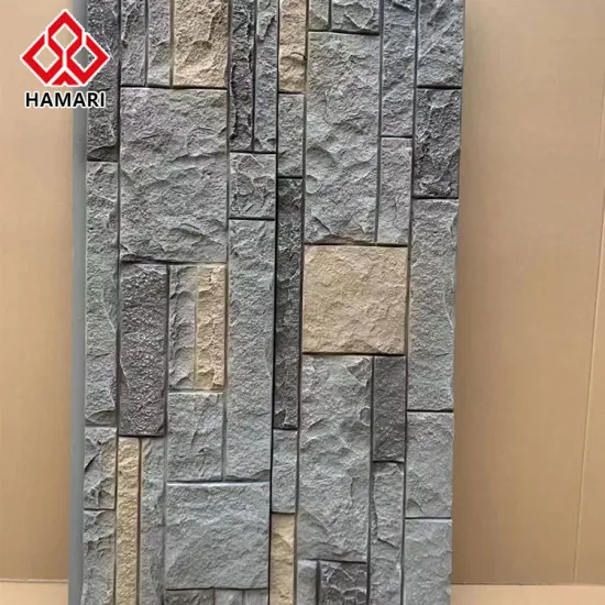 Light Weight Outdoor PU Faux Rock Polyurethane Stone Decoration