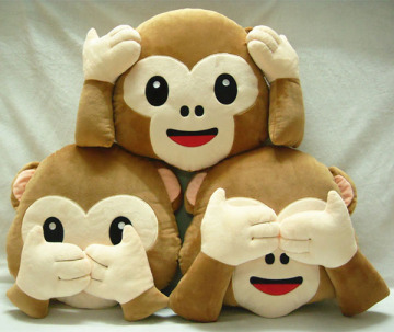 Customized Cute Monkey Pillow For Sale
