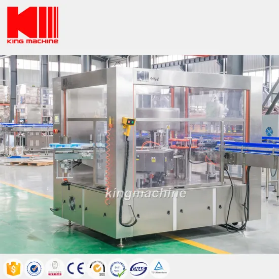 High Speed Automatic OPP Hot Melt Glue Labeling Machine for Bottled Water and Beverages