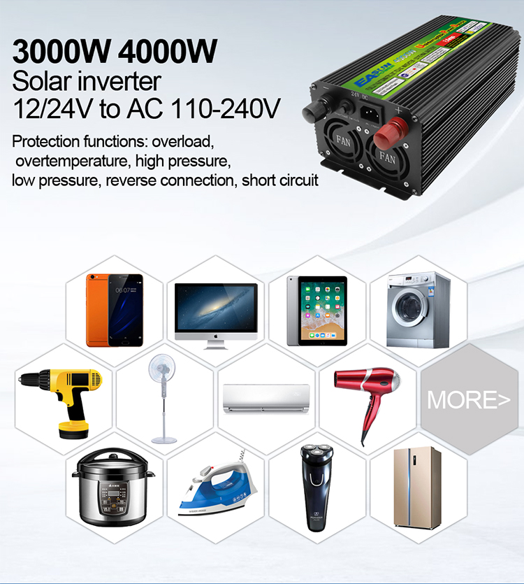 3000w 4000w Dc To Ac Car Inverter