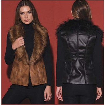 Hiver Chaud Fausse Fourrure Mode Femmes Gilet