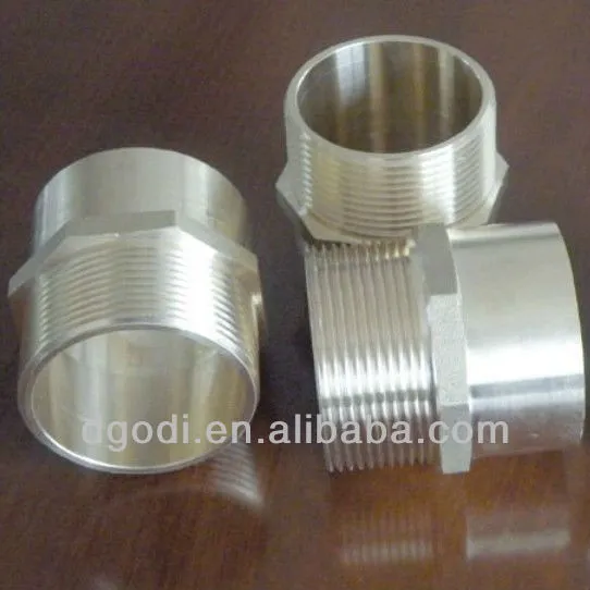 aluminum male threaded pipe bushing connector