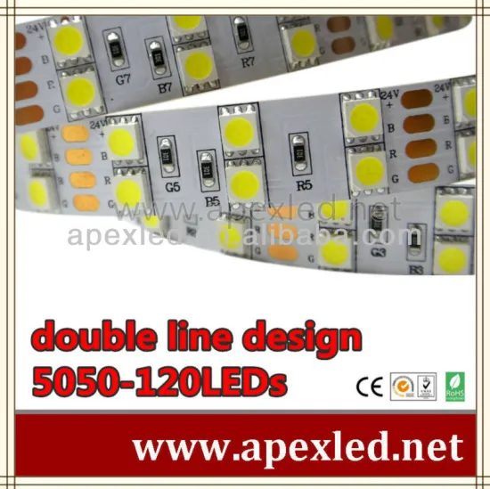 Outdoor use waterproof RGB and single color led strip lights for cars