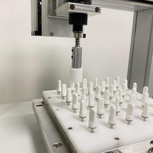 Máquina de llenado de cartucho de vape automático y tapa