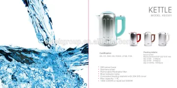 hot sale stainless steel sunlight control electric small kitchen motel appliance 1.5L 3000W retro water tea kettle