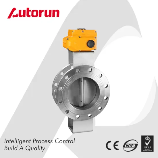 Electric Ventilation Flange Butterfly Valve