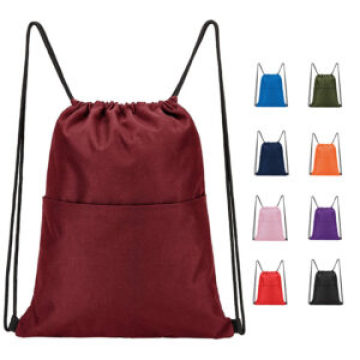 Modern Water-resistant Drawstring Sports Bag