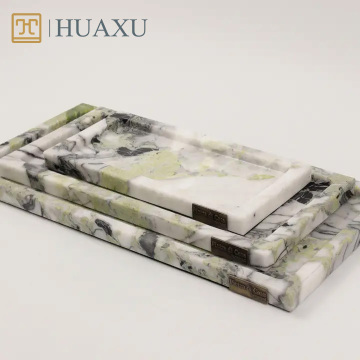 Huaxu Luxury Postmodern Natural Marble Tray