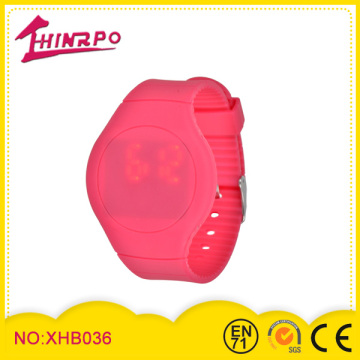 Promotion silicone led touch screen watches wholesale silicone LED watch 2014