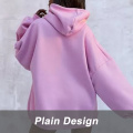 Pink Purple Young Women's Hoodies personalizadas al por mayor