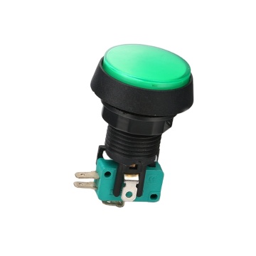 Interruptor eléctrico de plástico con botón de juego momentáneo ligero