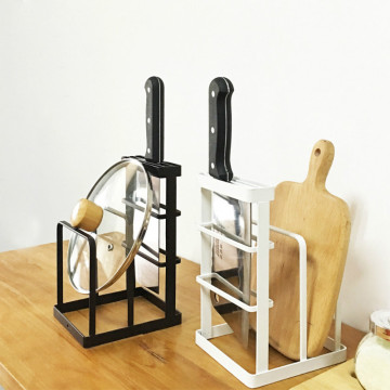 Kitchen Knife Rack with Chopping Board Storage and Wood Chop Organizers