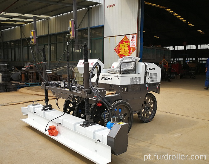 Máquina hidráulica da mesa de concreto a laser de acionamento de motor de seis rodas para venda FJZP-200