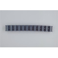 terminal block made of polypropylene flat base