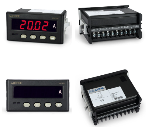 Medidor de amperios de instrumento de medición eléctrica montada en panel