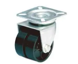 wheelchair accessory 6inch soild plastic wheel for wheelchair leg