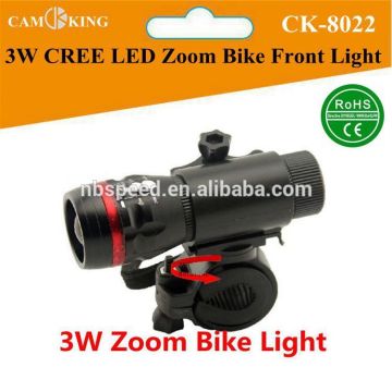 3W LED Bicycle Front Light led aluminum bike light bike head light