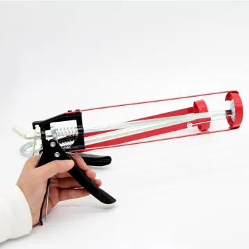Skeleton 9inch Rotating Caulking Gun For Construction Tool