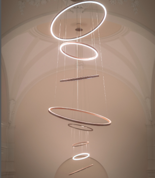 Ecojas all'ingrosso ETL Alluminio LED LED Sospensione Light Classelier