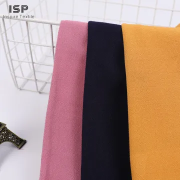 100% Woven Viscose Crepe Crinkle Dyed Fabrics