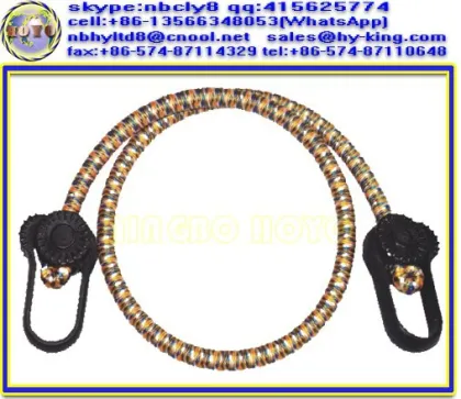 8mm bungy cord , bunge cord , bungi cord with hooks