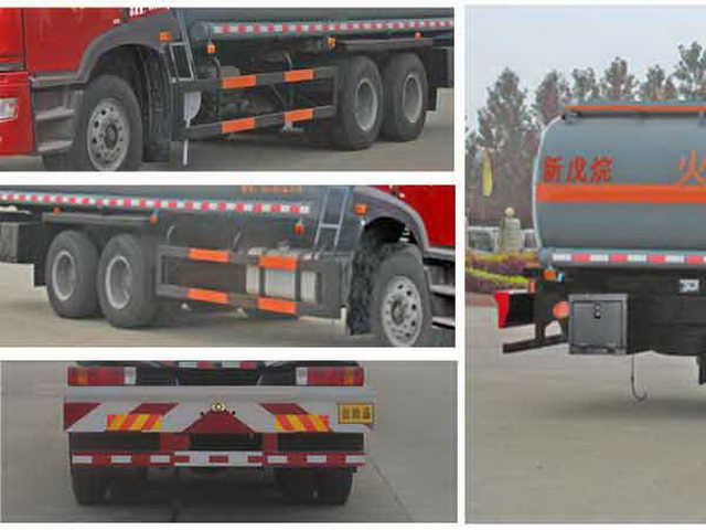 FAW 6X4 240HP شاحنة نقل السوائل القابلة للاشتعال