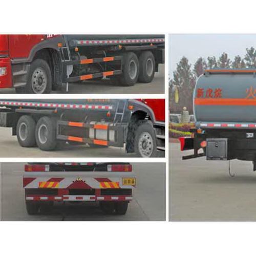 Tanque de transporte de líquidos inflamáveis ​​FAW 6X4 240HP