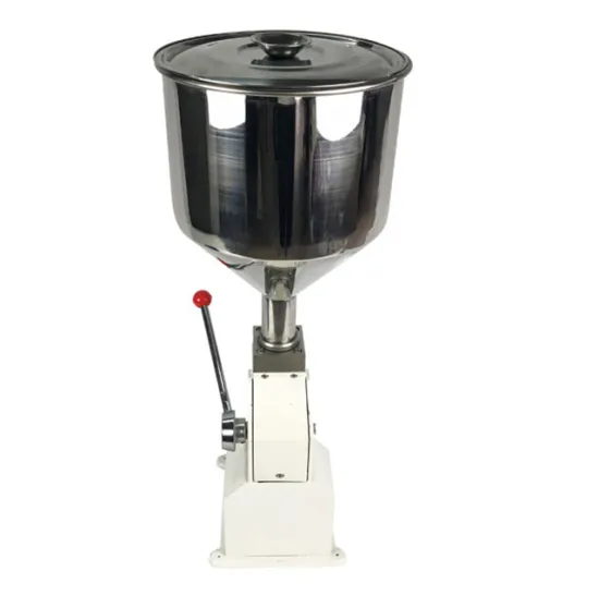 Stainless Steel Manual Liquid/Paste Filling Machine for 5ml-50ml Small Volumes