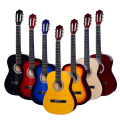Guitarra clásica colorida de 39 pulgadas