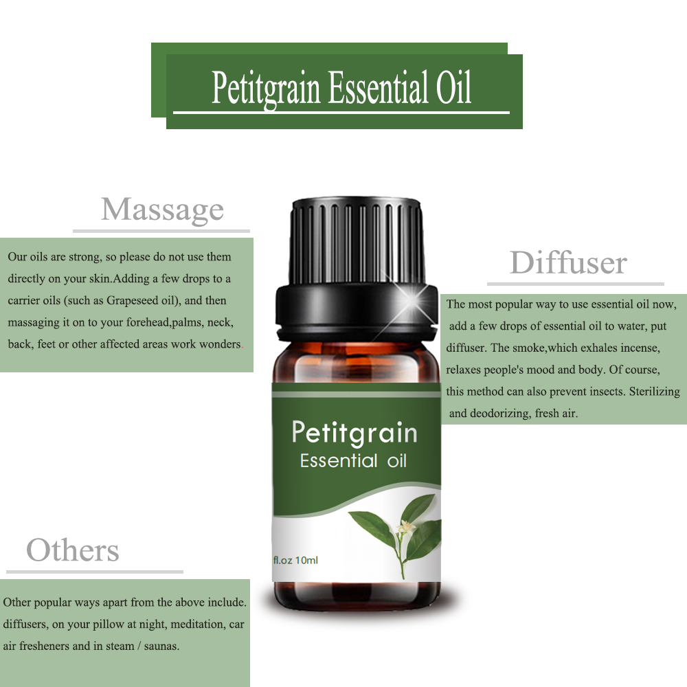customization private label pure petitgrain essential oil