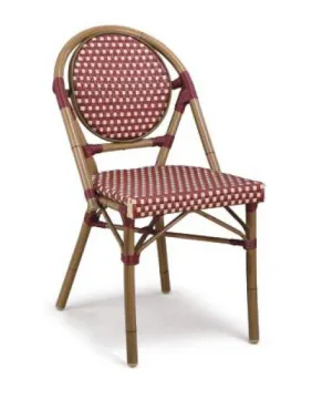 All Weather Rattan Chair - Outdoor Bamboo Bistro Restaurant Furniture