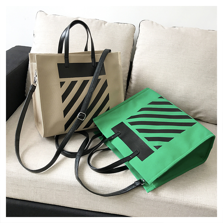 Canvas Bag With Zipper