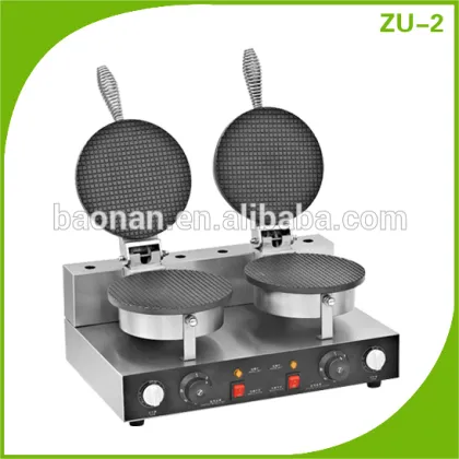 Best selling 2 plate Cone baker machine ZU-2