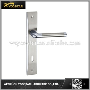 fashionable fancy Zinc Alloy Door Handle on plate