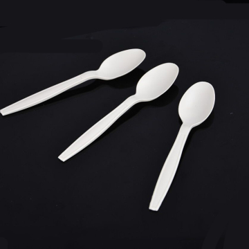 Biodegradable Cornstarch Dinnerware: Wholesale Eco-Friendly Spoon Fork Knife Sets