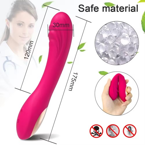 Vibrador de ponto G recarregável com estimulador de clitóris