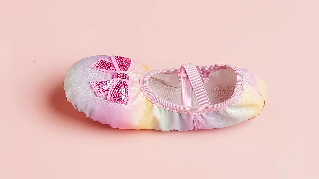 Highly Elastic Canvas Ballet Shoes for Toddlers