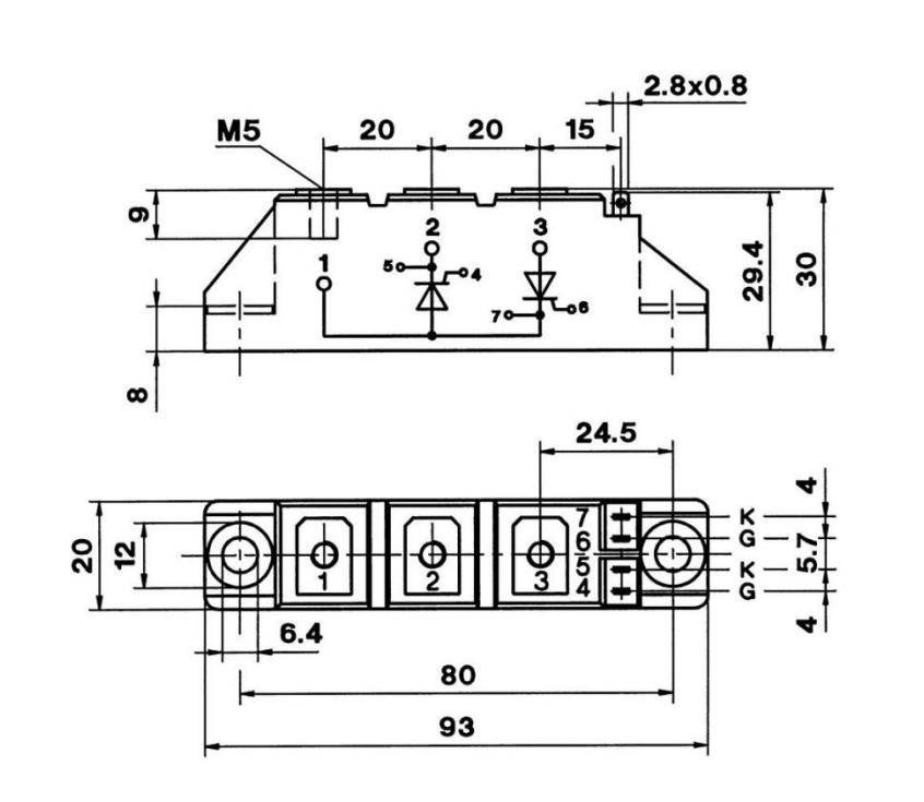 YZPST-MTC92A-18E Outline Drawing