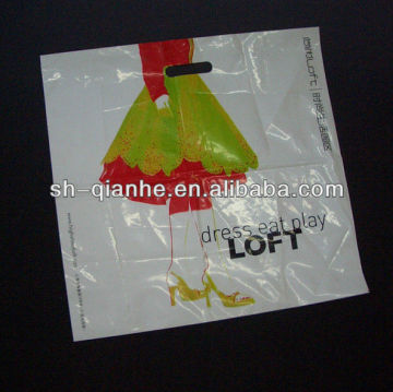 Custom plastic apparel bag,printed LDPE bag