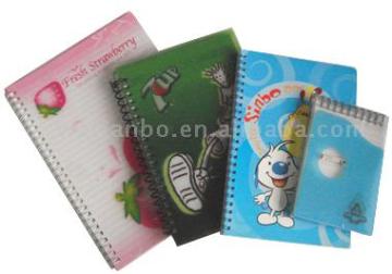 Plastic Cover Notebook
